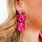 Penny Heart Statement Earrings - Love Struck Pink - Shop LINNY CO