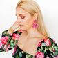 Penny Heart Statement Earrings - Love Struck Pink - Shop LINNY CO
