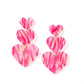Penny Heart Statement Earrings - Love Struck Pink - Shop LINNY CO