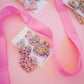 Penny Heart Statement Earrings - Pink Birthday Confetti - Shop LINNY CO
