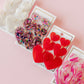 Penny Heart Statement Earrings - Pink Birthday Confetti - Shop LINNY CO