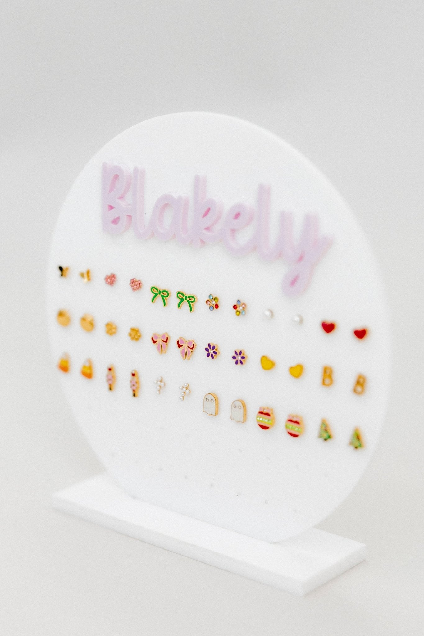 Personalized Acrylic Earring Holder - Shop LINNY CO