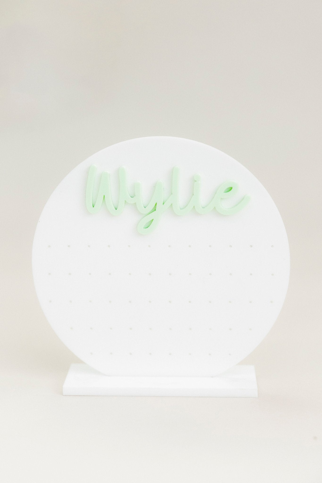 Personalized Acrylic Earring Holder - Shop LINNY CO