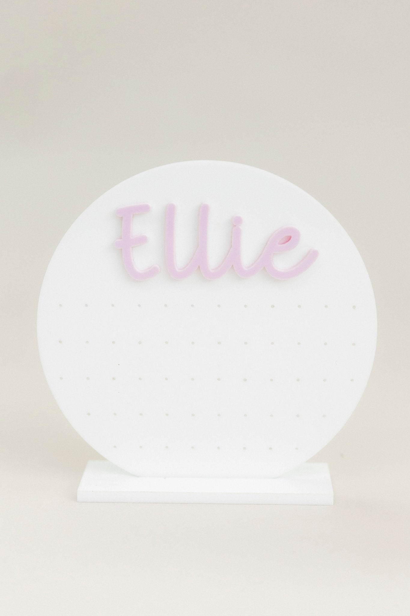 Personalized Acrylic Earring Holder - Shop LINNY CO