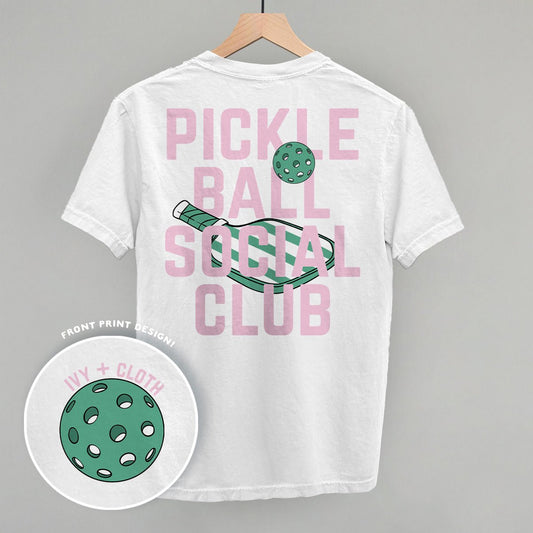 Pickleball Social Club Pink & Green (Back Print) - Shop LINNY CO