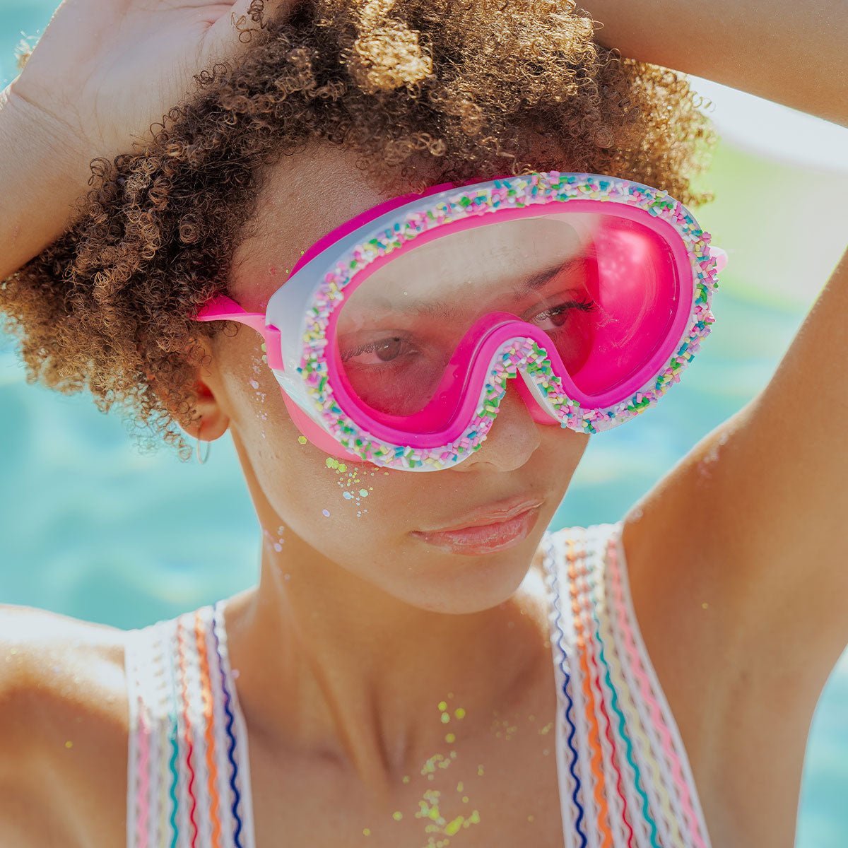 Pink Pareils Baked With Love Kids' Swim Mask - Shop LINNY CO