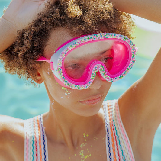 Pink Pareils Baked With Love Kids' Swim Mask - Shop LINNY CO