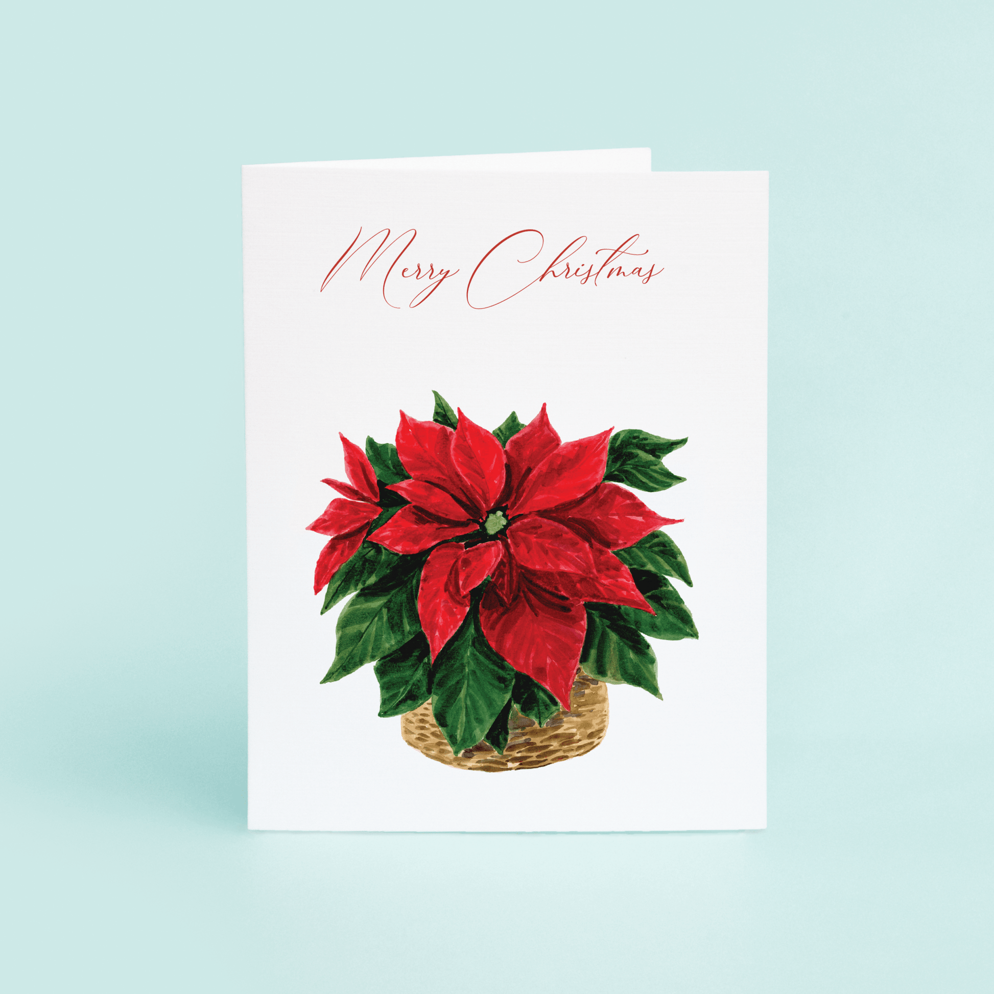 Poinsetta "Merry Christmas" - Shop LINNY CO