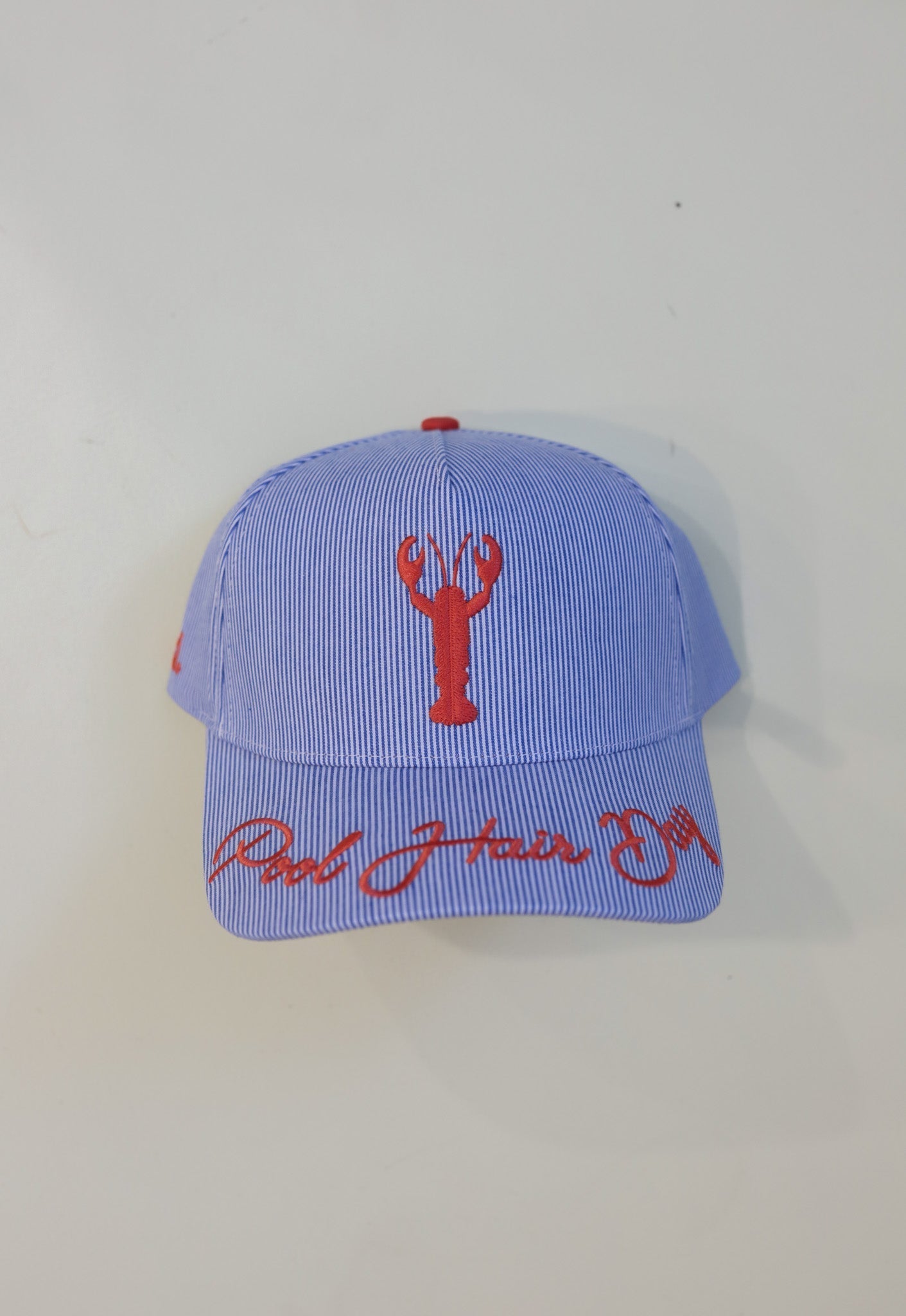 POOL HAIR DAY STRIPED TRUCKER HAT - Shop LINNY CO
