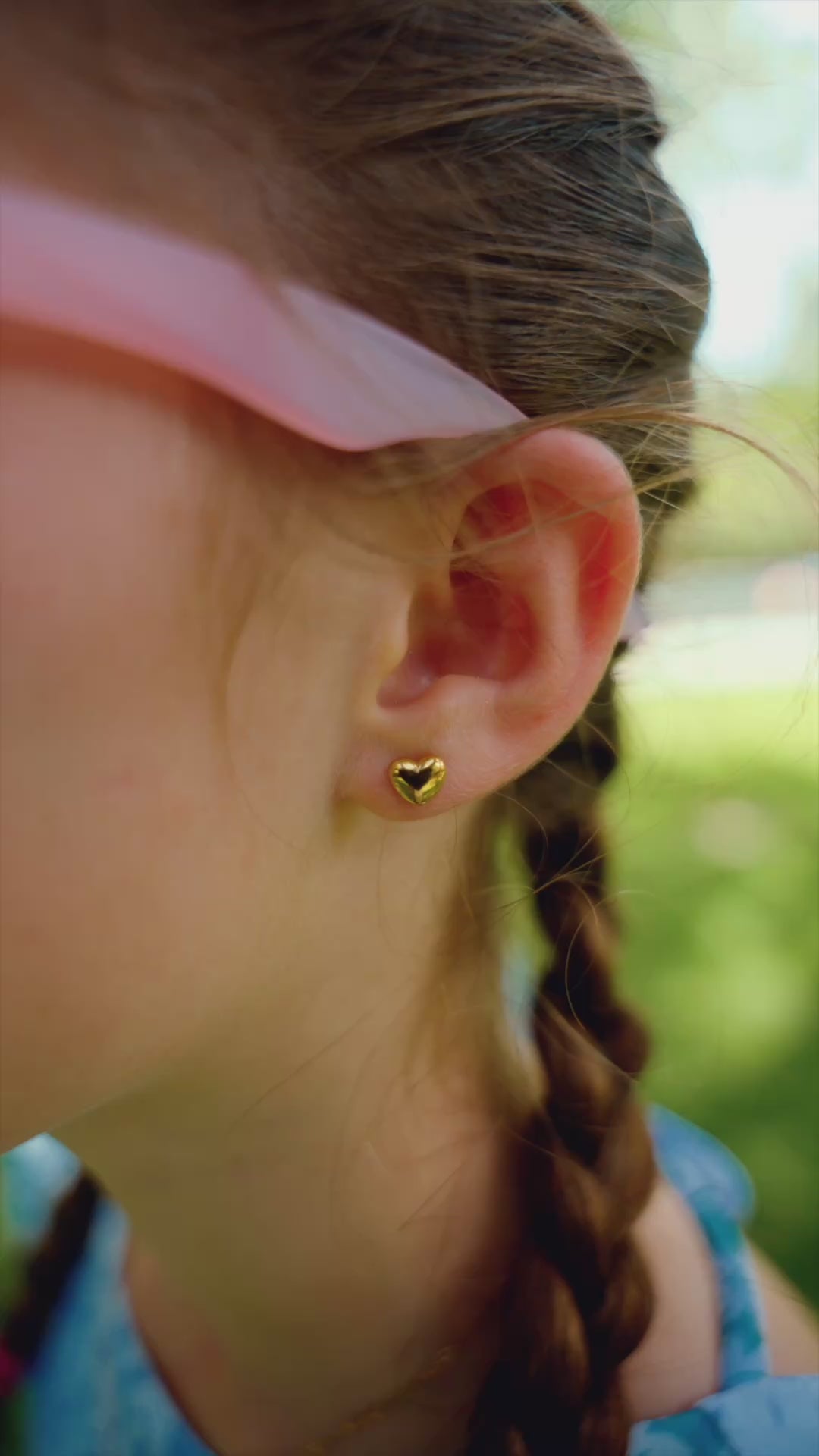 Screwback Stud Earrings - Hadley Gold