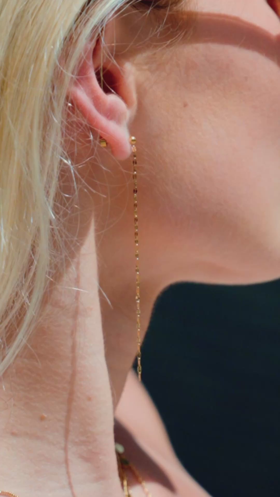 Screwback Stud Earrings - Devin Duster Gold – Shop LINNY CO