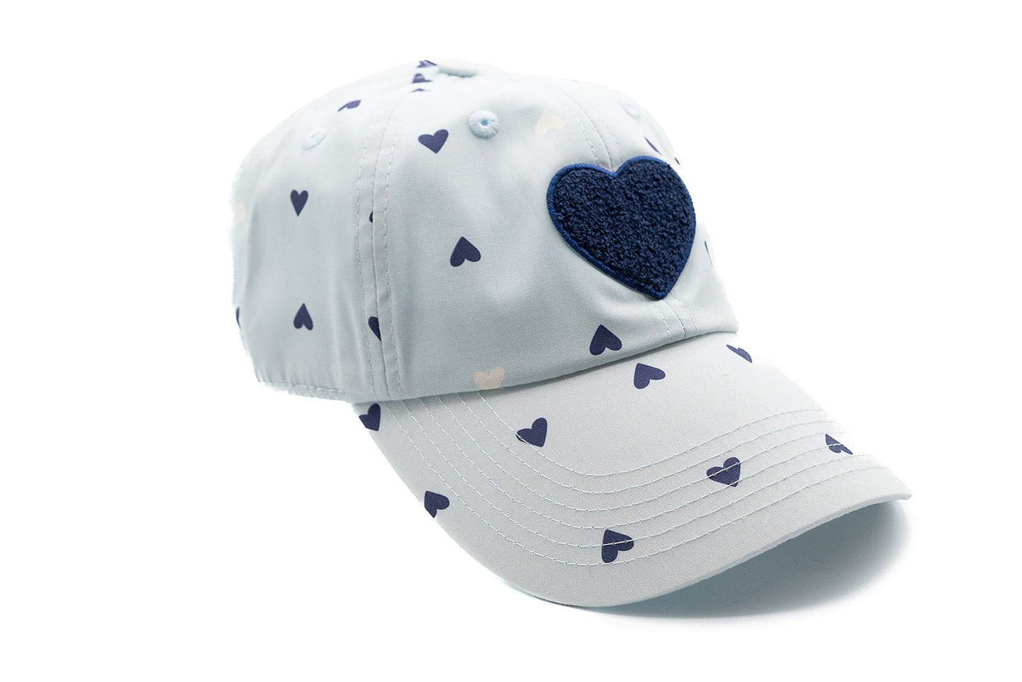 Printed Hearts Baseball Hat - Shop LINNY CO