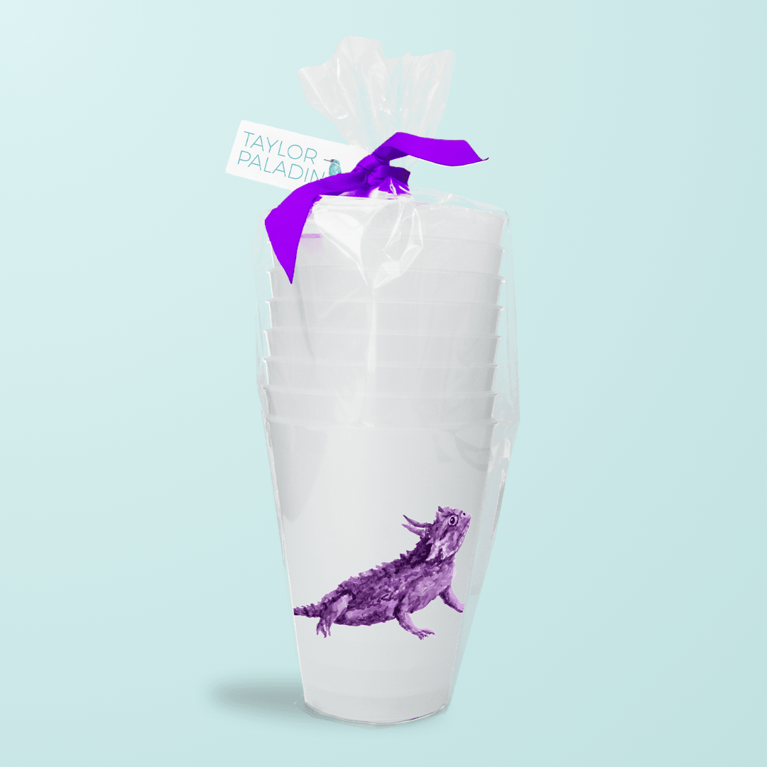 Purple Horned Frog Cups - Shop LINNY CO
