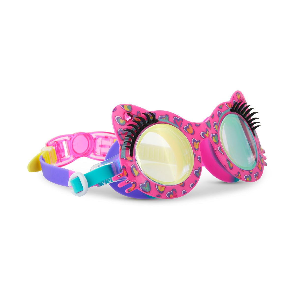 Purrty Pink Paws Kids' Swim Goggles - Shop LINNY CO