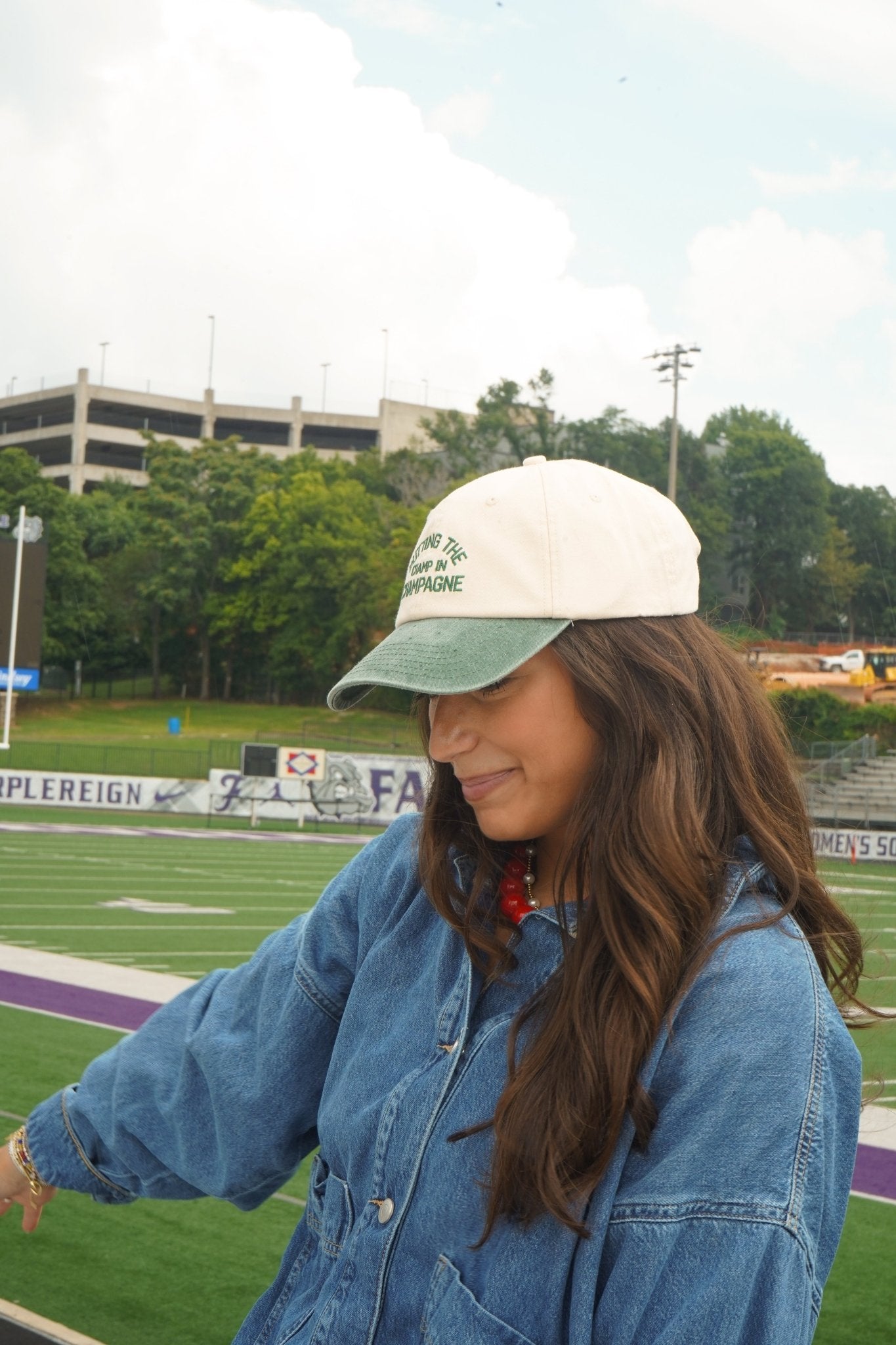 Putting The Champ In Champagne - Dad Cap - Shop LINNY CO