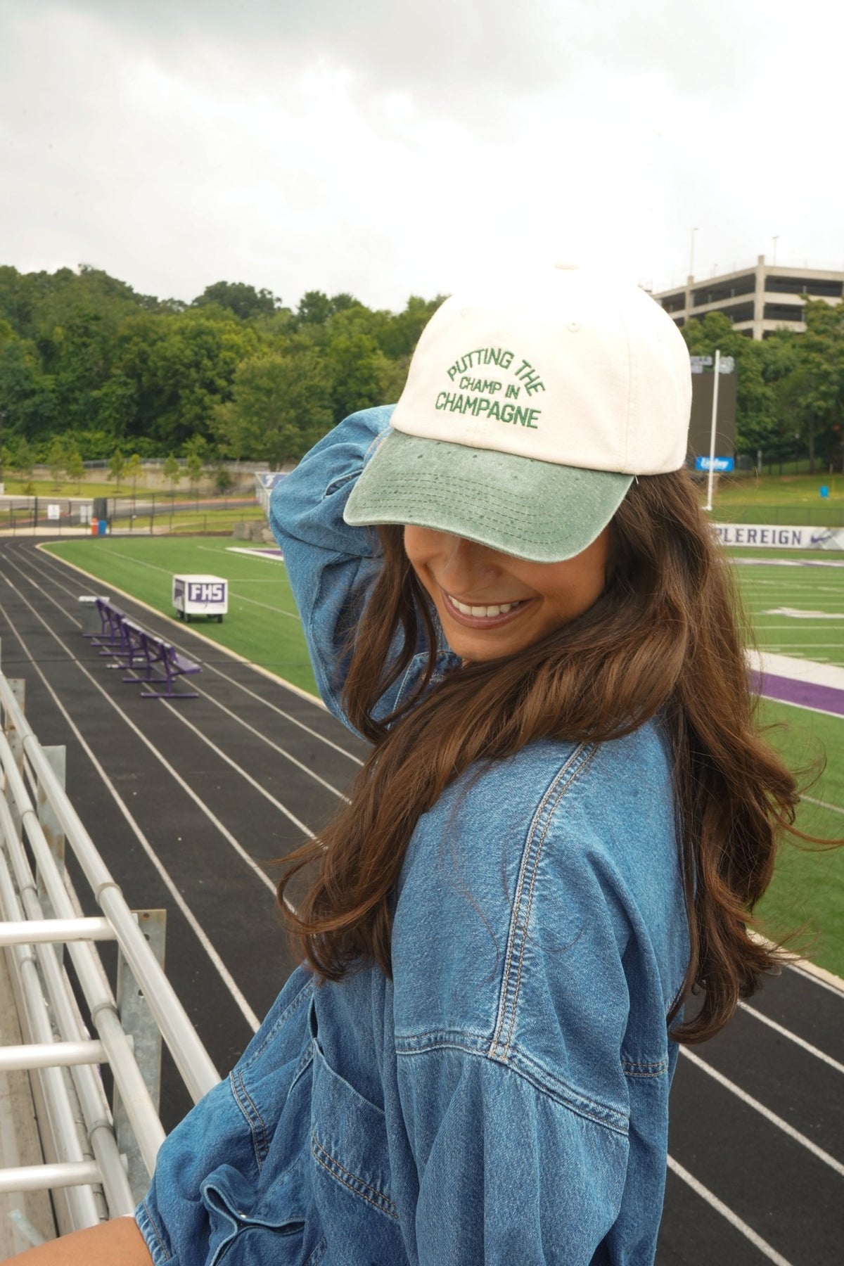 Putting The Champ In Champagne - Dad Cap - Shop LINNY CO