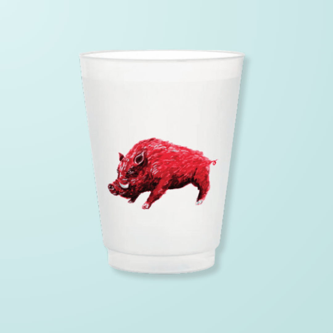 Red Hog Frosted Cups - Shop LINNY CO