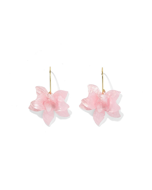 Rosalie Statement Earringss - Pink - Shop LINNY CO