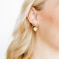 Ruthie Bow and Heart Earring - Gold - Shop LINNY CO