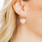 Ruthie Bow and Heart Earring - Pink - Shop LINNY CO
