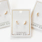 Screwback Stud Earrings - Abigail Pearl - Shop LINNY CO