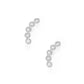 Screwback Stud Earrings - Abigail Sparkle Silver - Shop LINNY CO