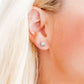 Screwback Stud Earrings - Addison Clear Silver - Shop LINNY CO