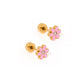 Screwback Stud Earrings - Alli Pink - Shop LINNY CO