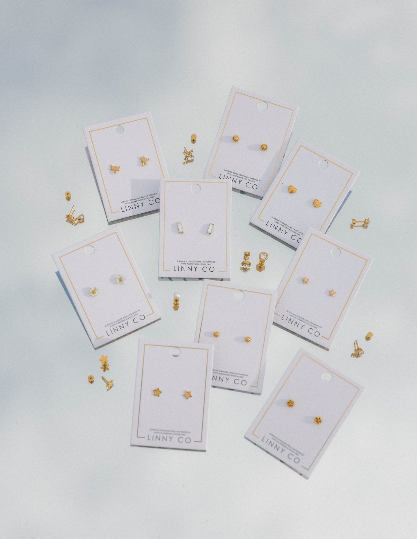 Screwback Stud Earrings - Amber - Shop LINNY CO