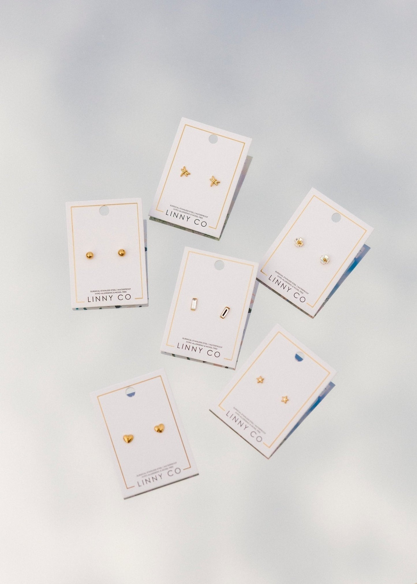 Screwback Stud Earrings - Amber - Shop LINNY CO