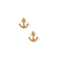 Screwback Stud Earrings - Anchor - Shop LINNY CO