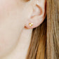 Screwback Stud Earrings - Andrea Heart - Shop LINNY CO