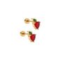 Screwback Stud Earrings - Apple - Shop LINNY CO