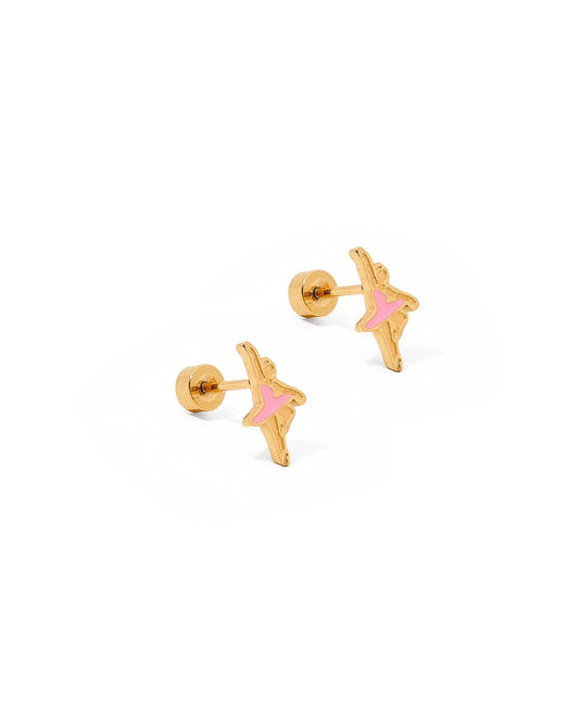 Screwback Stud Earrings - Ballerina - Shop LINNY CO