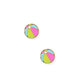 Screwback Stud Earrings - Beach Ball - Shop LINNY CO