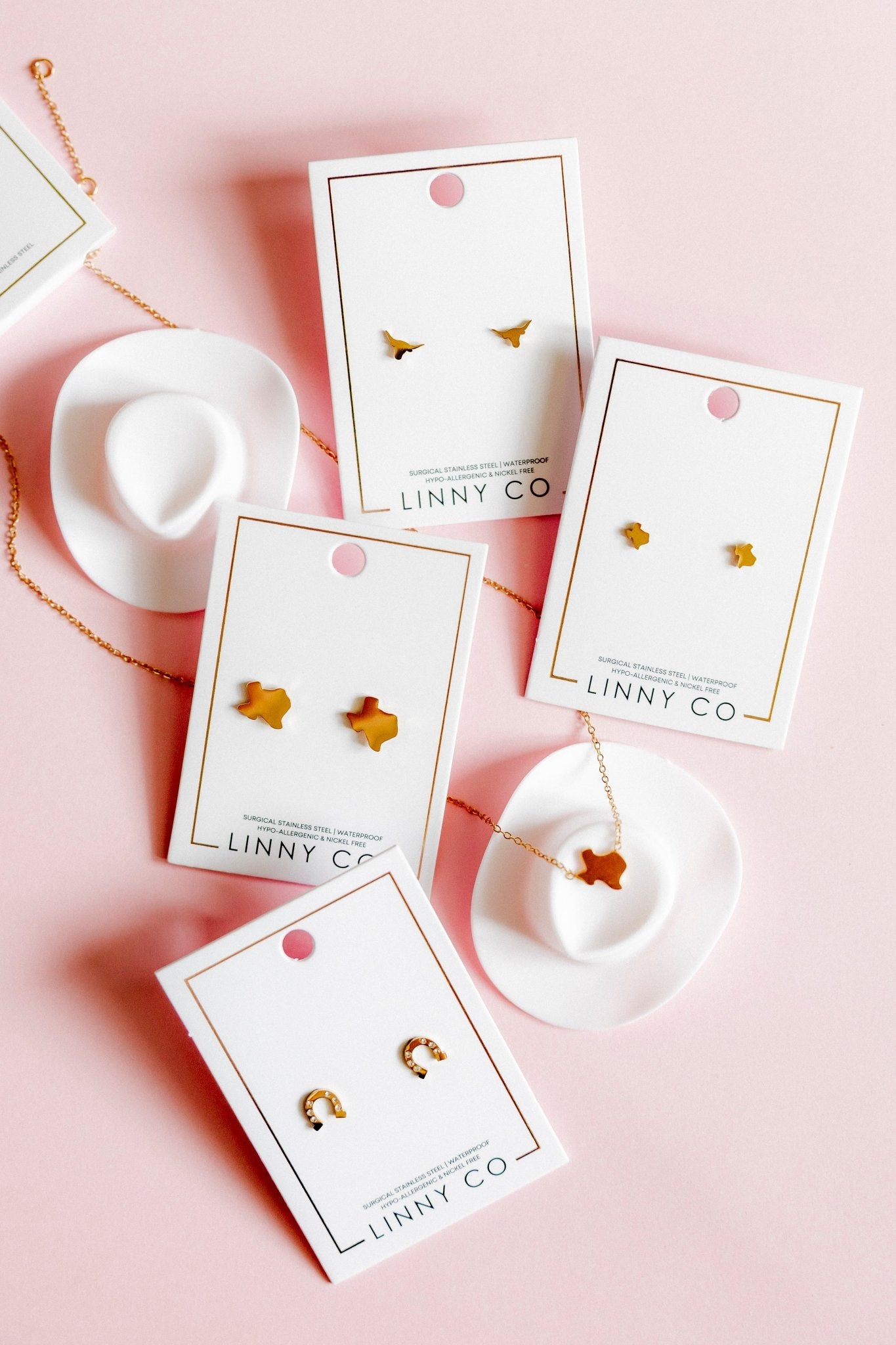 Screwback Stud Earrings - Big State of Texas - Shop LINNY CO