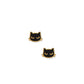 Screwback Stud Earrings - Black Cat - Shop LINNY CO
