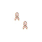 Screwback Stud Earrings - Breast Cancer Ribbon PREORDER - Shop LINNY CO