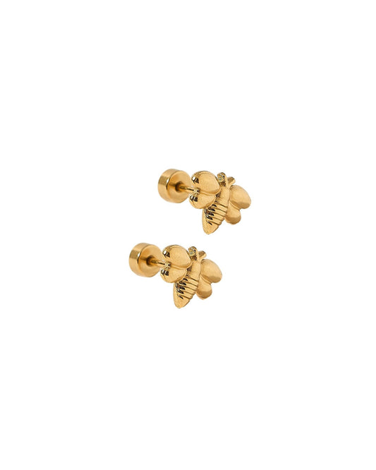 Screwback Stud Earrings - Bumble Bee - Shop LINNY CO