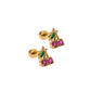 Screwback Stud Earrings - Cherry - Shop LINNY CO