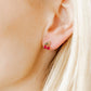 Screwback Stud Earrings - Cherry - Shop LINNY CO