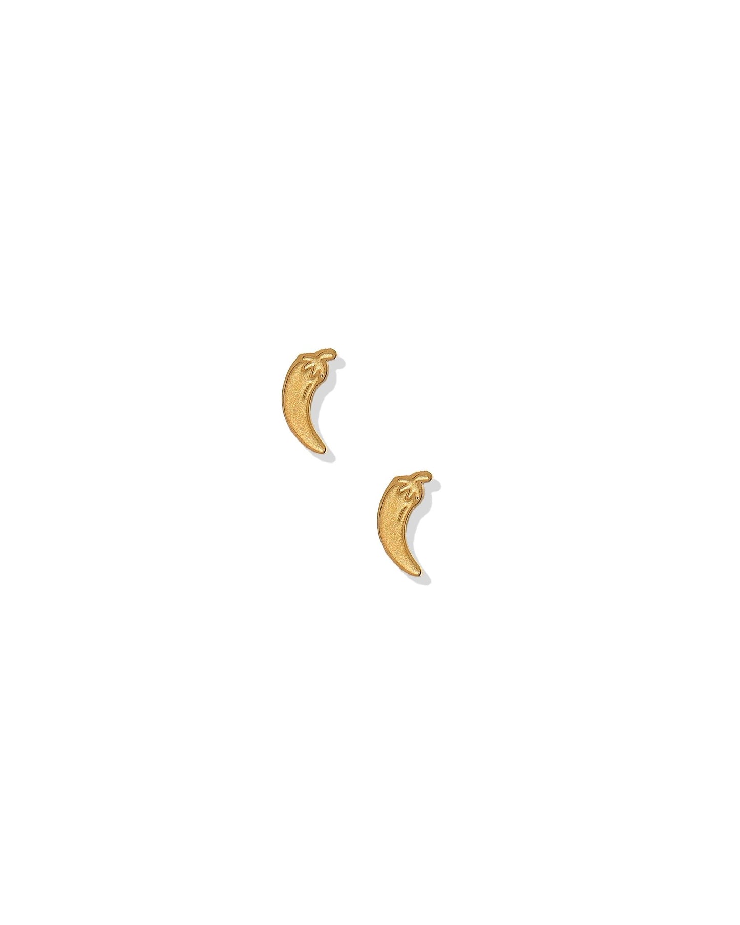 Screwback Stud Earrings - Chili Pepper Gold - Shop LINNY CO