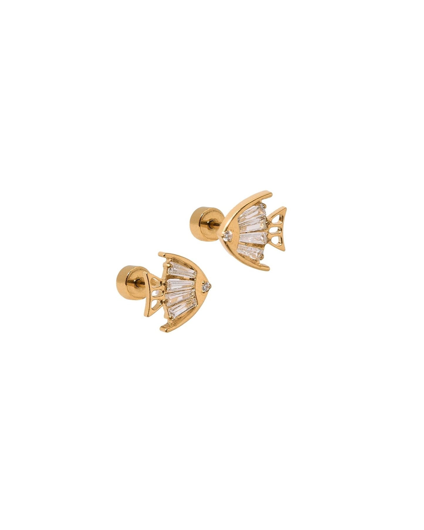 Screwback Stud Earrings - Cove Gold - Shop LINNY CO