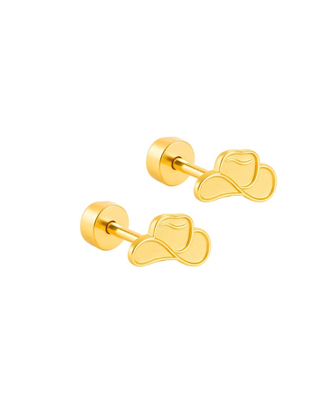 Screwback Stud Earrings - Cowgirl Hat - Shop LINNY CO