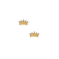 Screwback Stud Earrings - Crown Gold - Shop LINNY CO