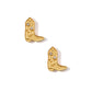 Screwback Stud Earrings - Daisy Cowgirl Boot - Shop LINNY CO