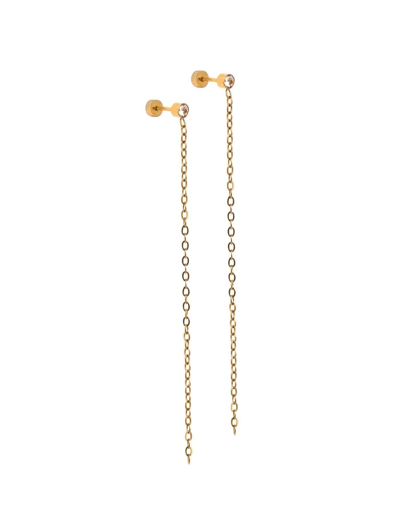 Screwback Stud Earrings - Darby Duster Gold - Shop LINNY CO