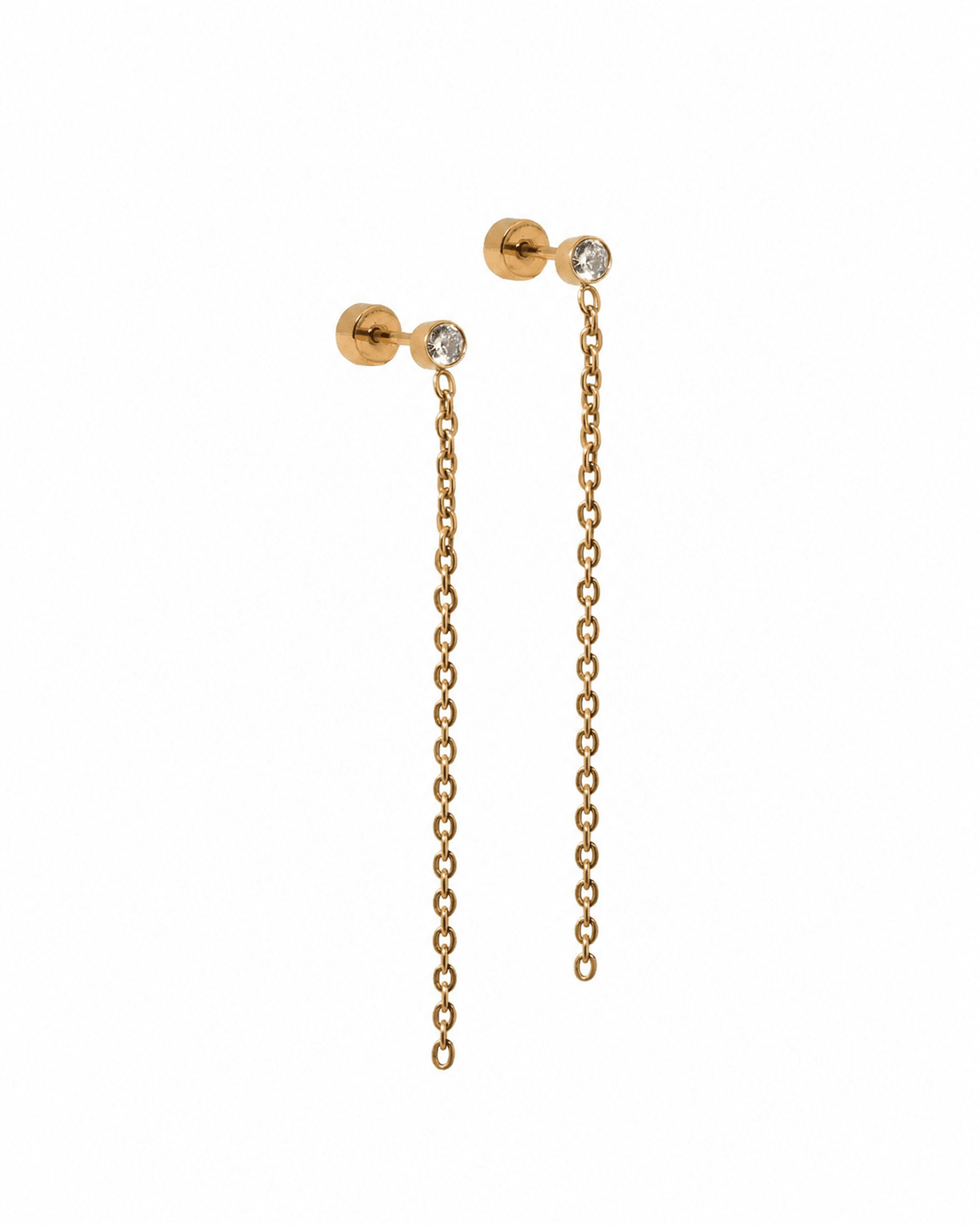 Screwback Stud Earrings - Darby Duster Gold - Shop LINNY CO