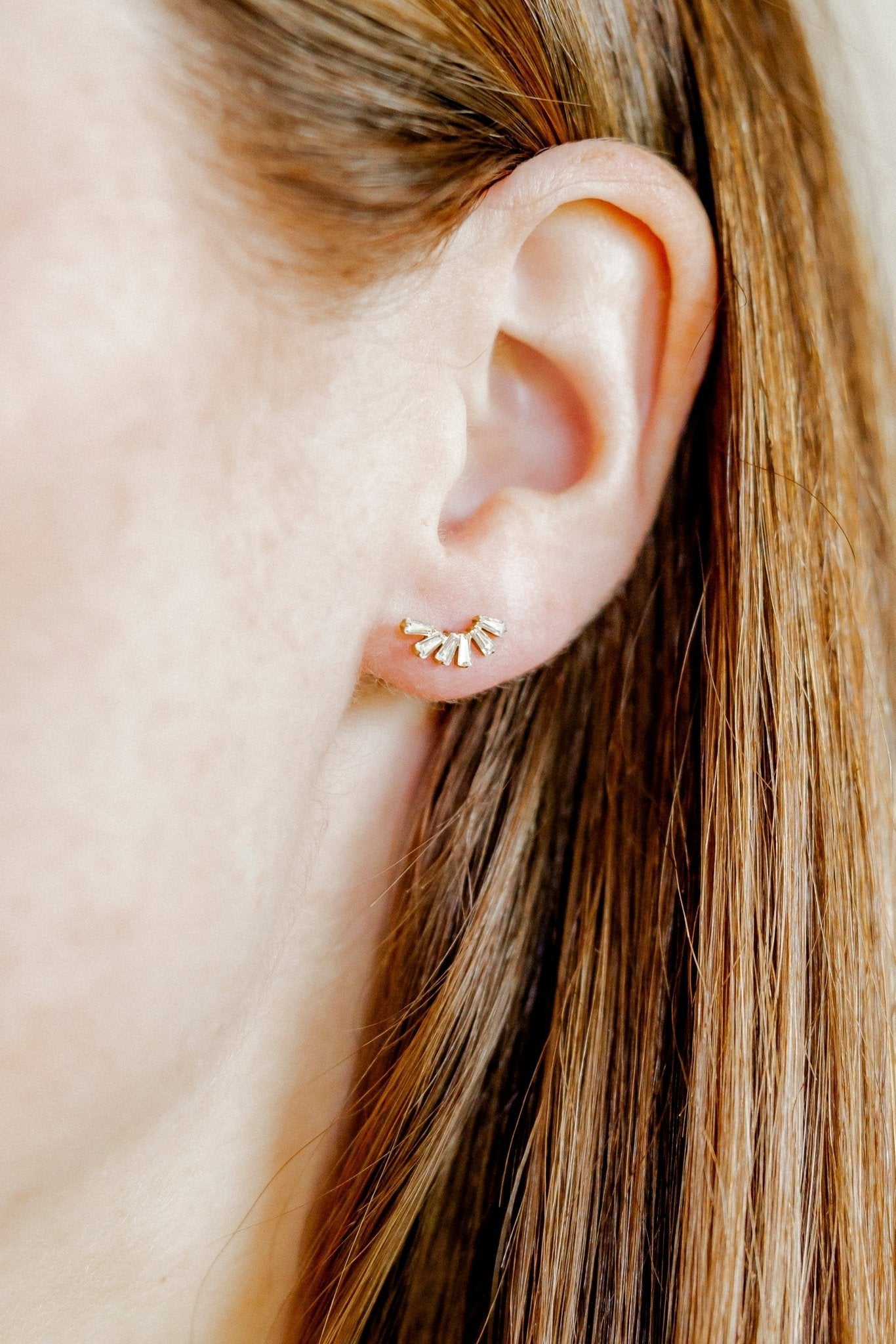 Screwback Stud Earrings - Delaney Gold - Shop LINNY CO