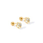 Screwback Stud Earrings - Demi Gold - Shop LINNY CO